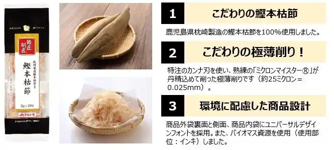 【マルトモ株式会社】 マルトモ「節匠削匠(R)鰹本枯節ソフトけずり2g×10袋」大日本水産会会長賞 受賞！