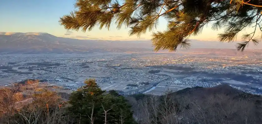 山頂からの景色