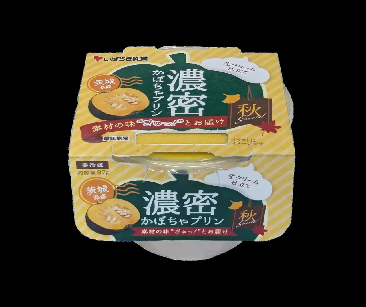 【９月１日発売】大好評プレミアムメロンプリンに続く、茨城乳業の秋季限定新商品！茨城県産かぼちゃ使用「濃密かぼちゃプリン」