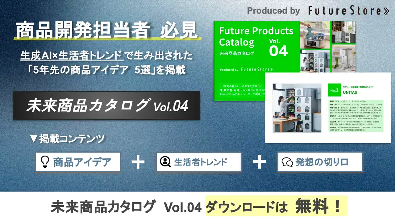 【SEEDER株式会社】 【即日公開】5年先の未来をイマ掴む！「未来商品カタログvol.4」無料配布開始！