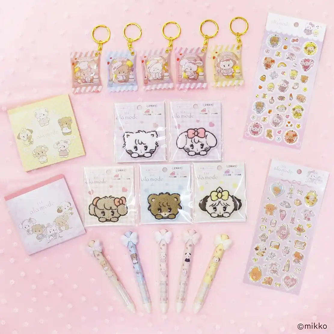 【株式会社funbox】 人気イラストレーター・mikkoが描くふんわり優しく、どこかノスタルジックなイラストが魅力的な「Lil ala mode（リルアラモード）」のオリジナルグッズをfunboxより発売開始!!