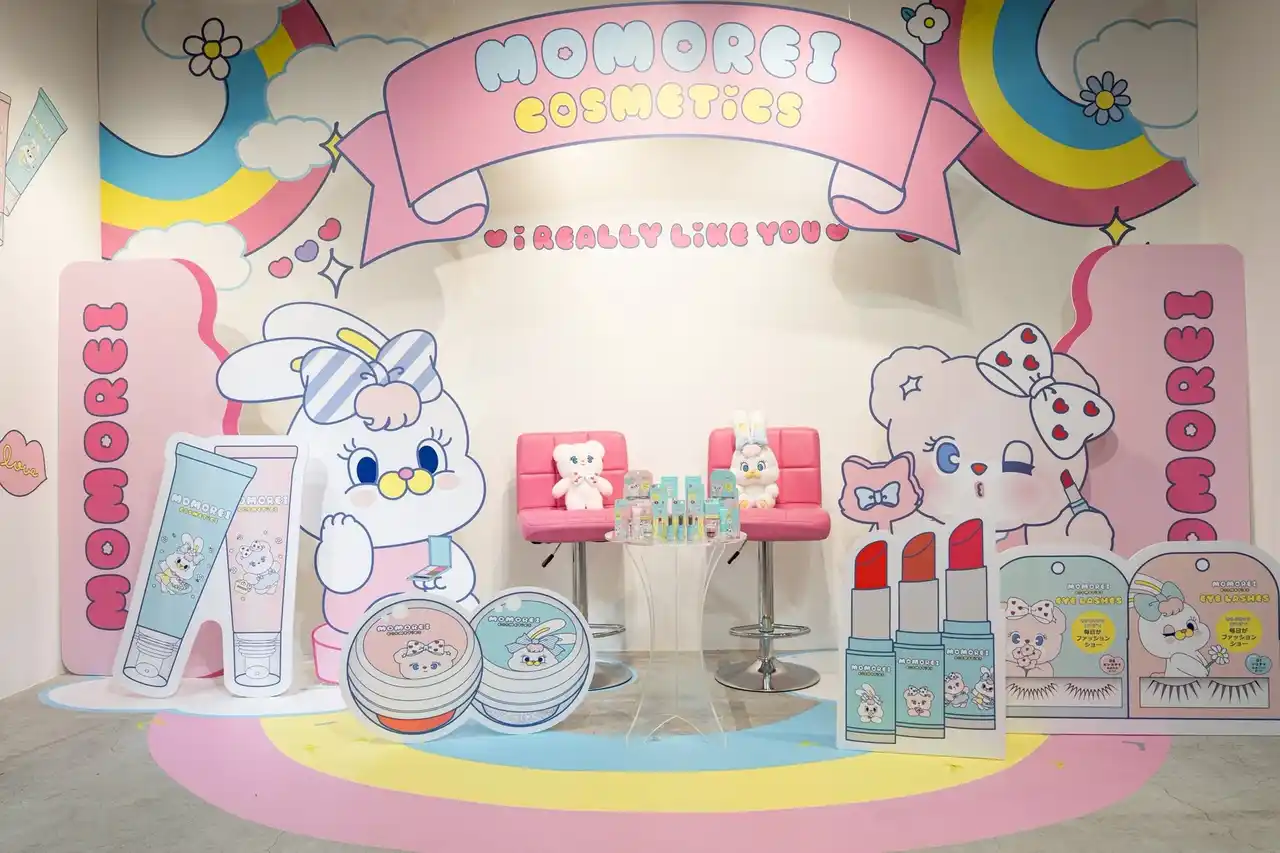 【株式会社LINDA.】 韓国で人気のキャラクターMOMOREI（モモレイ）から初のコスメシリーズ「MOMOREI COSMETICS」が本日より、発売開始！発売前日のリリースイベントのレポートも公開。