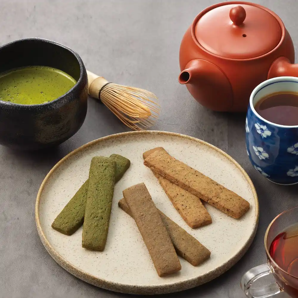 【株式会社　上野風月堂】 3種の香(かぐわ)しいお茶のクッキー『茶の香合わせ (ちゃのかあわせ)』を新発売