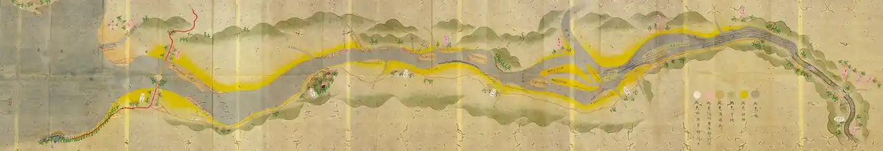 【滋賀県立琵琶湖博物館】 琵琶湖博物館企画展示「川を描く、川をつくる」第2期の古地図資料の展示がはじまります