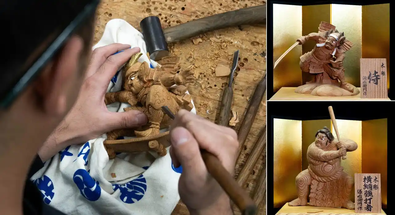 【ホテル日航大阪】岸和田だんじり伝統彫刻を展示＆彫刻師によるデモンストレーション実施