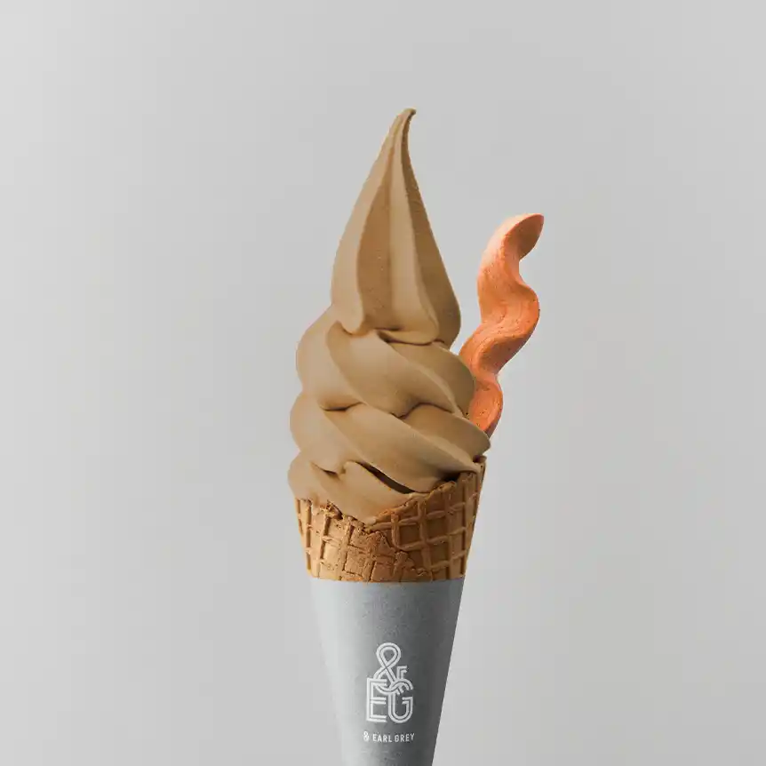 【株式会社キャセリンハウス】 アールグレイ専門店が作る、全国の催事で行列ができる人気のソフトクリームを松坂屋上野店「ショコラプロムナード」にて期間限定販売！