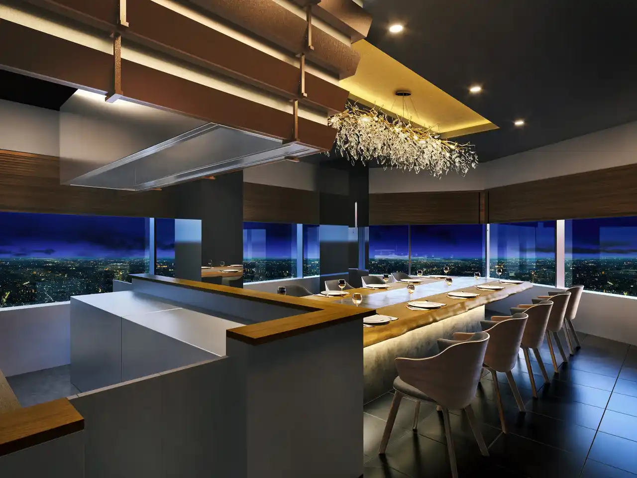 【アパホテルズ＆リゾーツ】 アパホテル＆リゾート〈東京ベイ幕張〉　鉄板焼「THE 七海」49階移転オープン