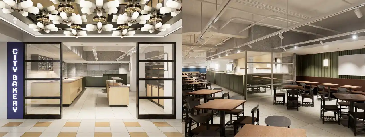 【株式会社フォンス】 ＜銀座インズに145坪＞ 東京初のバー＆グリルを併設したエリア最大の「THE CITY BAKERY」が、12月15日(月) GRAND OPENING !