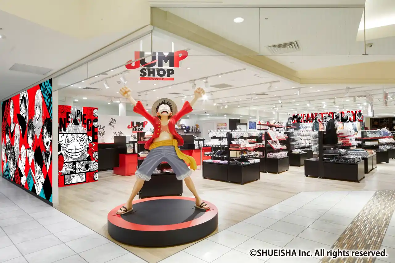 【ベネリック株式会社】 集英社公認オフィシャルライセンスショップ「JUMP SHOP大阪天王寺店」が、2025年8月1日(金)に常設店舗としてリニューアルオープン!