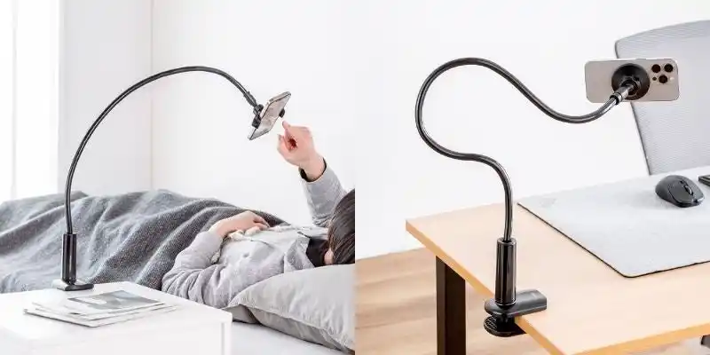 【サンワダイレクト】 ベッドでもデスクでも自由自在なスマホホルダーを発売 by PR TIMES