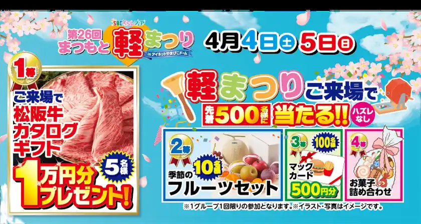 来場者特典(抽選会)