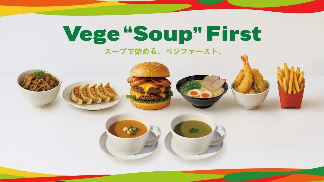 【WE VEGETABLE】 「野菜の有効成分をスープでまるごと」『WE VEGETABLE』の野菜スープ食前に野菜スープを摂る手軽なベジファーストの新習慣　摂取目標の不足分の野菜を補う “ベジスープファースト”を提唱