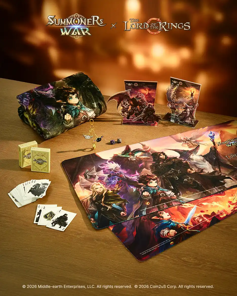 【Com2uS Japan】 『サマナーズウォー: Sky Arena』×『The Lord of the Rings(TM)』コラボ限定グッズが登場！10％オフで購入できる事前予約を開始