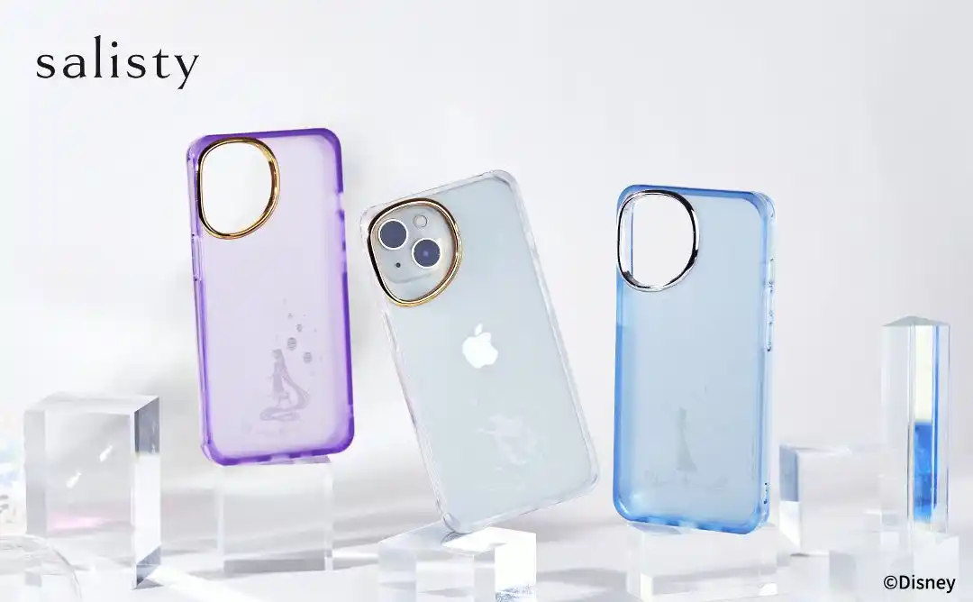 【Hamee】 ジュエルのようなきらめきを纏う。「salisty」から「ディズニープリンセス」デザインのクリアスマホケースが新登場。