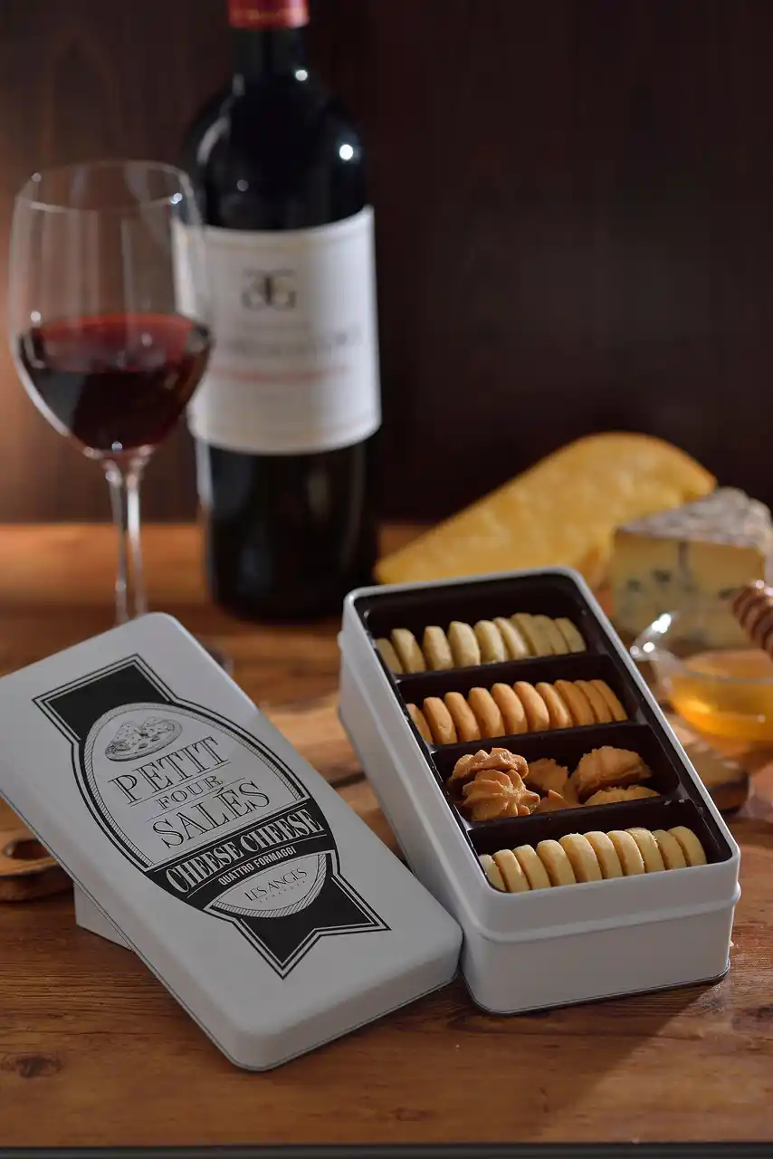 【株式会社ありあけ】 鎌倉レ・ザンジュ人気クッキー缶「プティ・フール・サレ」の季節限定缶『プティ・フール・サレ チーズチーズ』９月1日（月）新発売