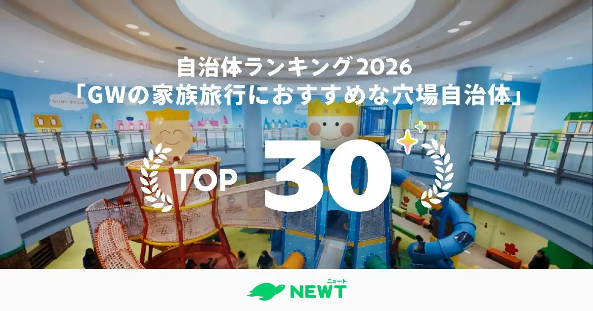 【株式会社令和トラベル】 全国1,741自治体から選出！ゴールデンウィークの家族旅行におすすめな“穴場”国内旅行先TOP30
