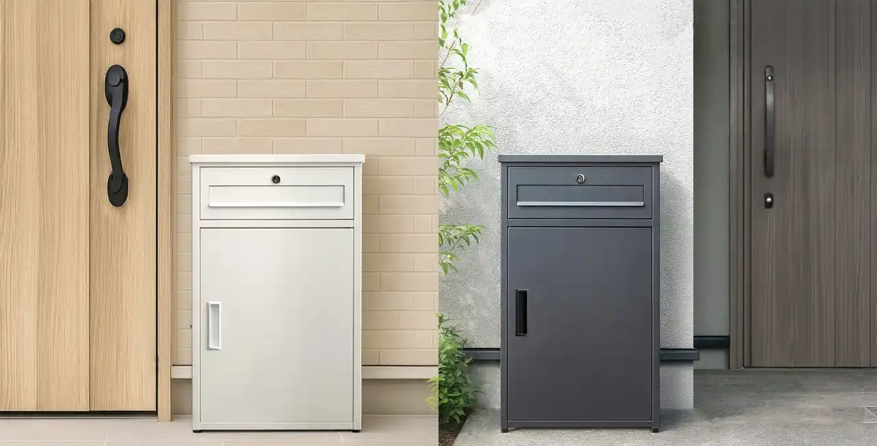 【タンスのゲン】 置き配とデザイン性を両立！宅配ボックス“LIVBOX”シリーズに郵便物や宅配物も受け取り可能な“ポスト一体型宅配ボックス”が登場！