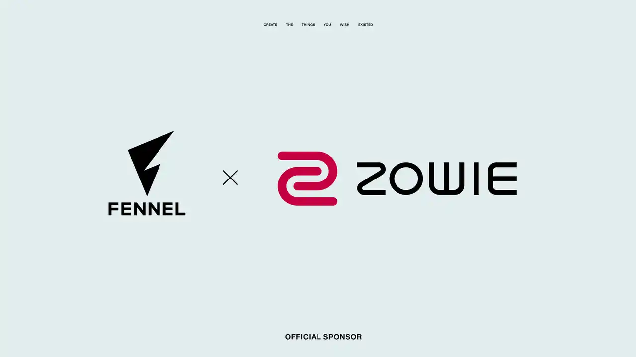プロeスポーツチーム「FENNEL」VALORANT & VALORANT GC部門、BenQ「ZOWIE」とモニターカテゴリーにおけるスポンサー契約を締結