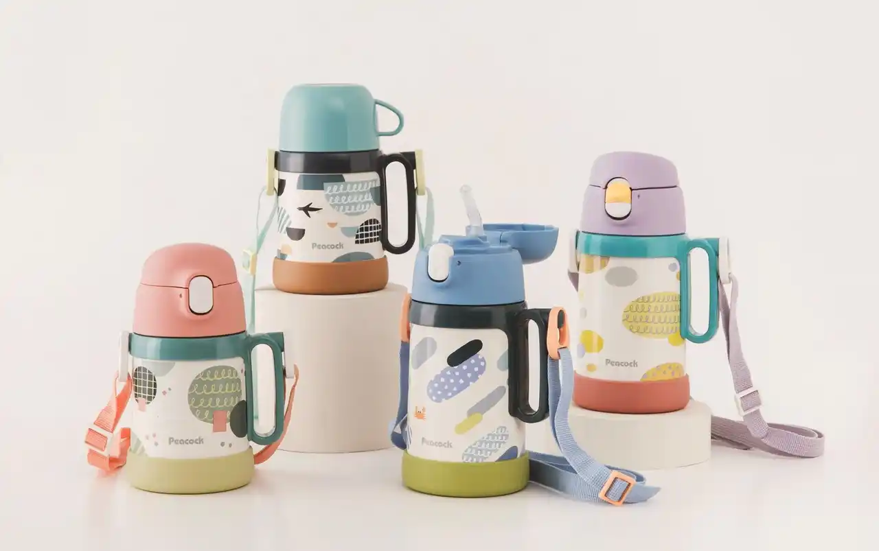 【ピーコック魔法瓶工業株式会社】 ピーコック魔法瓶工業、新しいスタンダードのキッズボトル「ステンレスボトル 2WAYタイプ」2機種を発売
