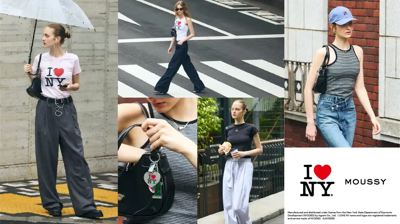 【株式会社バロックジャパンリミテッド】 MOUSSY(マウジー) I LOVE NY(アイ・ラブ・ニューヨーク)とのスペシャルコレクションを7月25日(金)より発売！