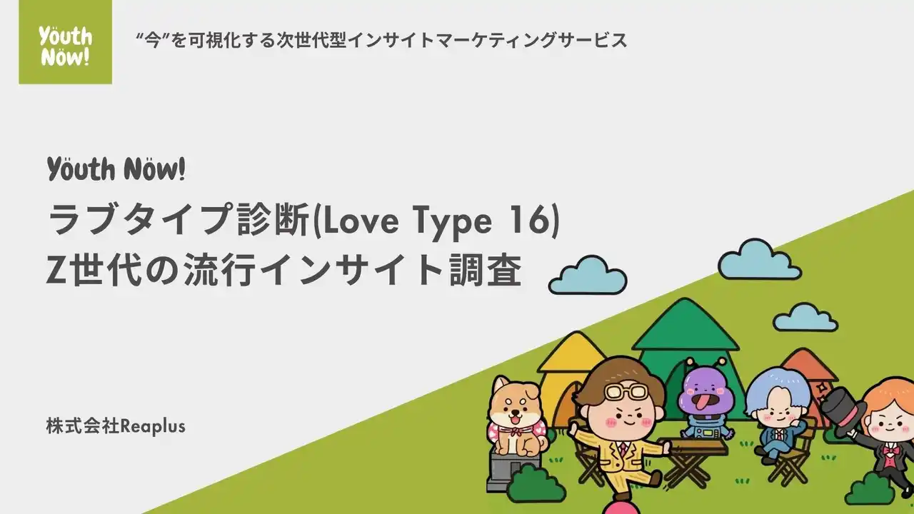 【Reaplus】 【Youth Now!若年層トレンド調査】Z世代のラブタイプが、クリスマスの過ごし方と消費を分ける「恋愛は軽く・イベントは自分軸」ラブタイプ診断から見えたZ世代の本音