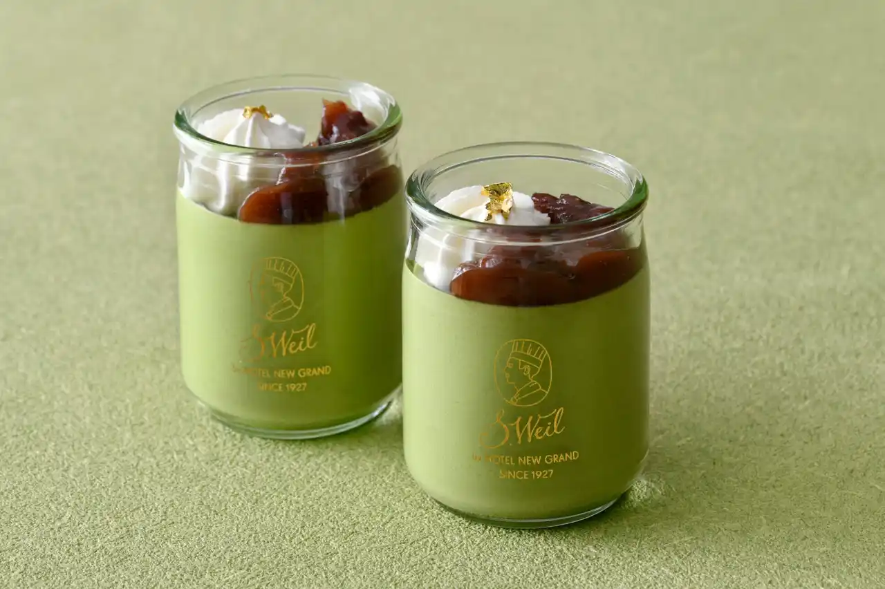 【ホテルニューグランド】人気のババロアに新フレーバーが登場！和洋折衷な味わいが魅力「抹茶ババロア」（S.Weil by HOTEL NEW GRAND横浜高島屋店）