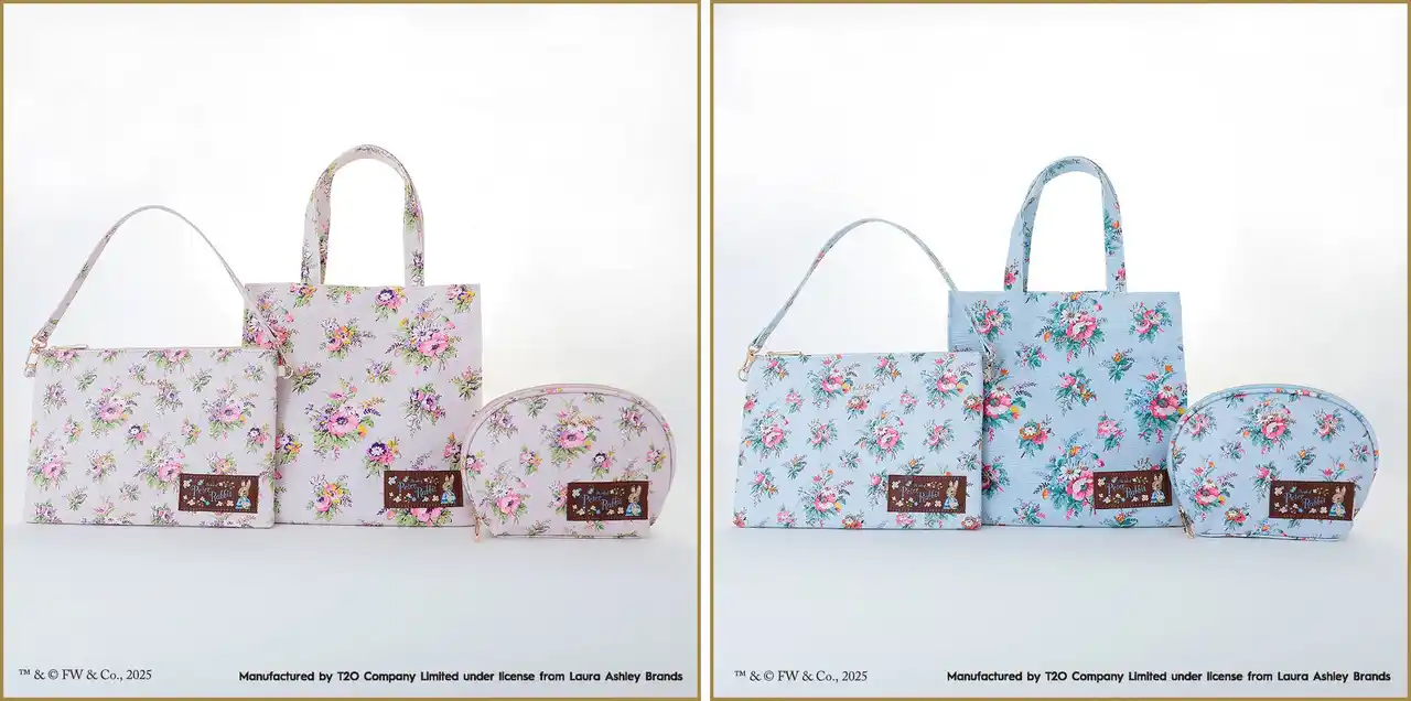 【株式会社元町ファクトリー】 『ピーターラビット(TM)×LAURA ASHLEY』コラボ商品を「元町ファクトリーOnline Shop」で販売開始