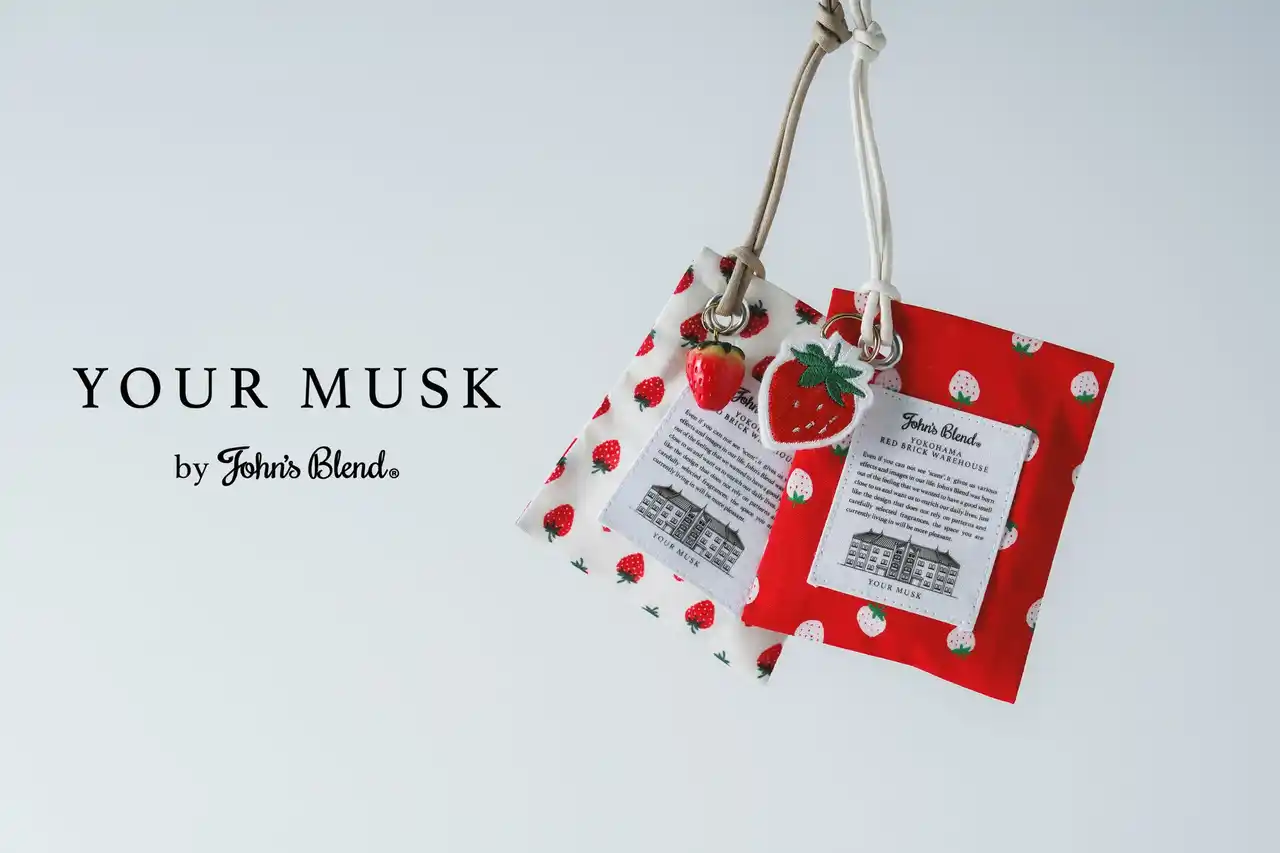 "香り"でいちごの記憶をデザインする。YOUR MUSK 横浜赤レンガ倉庫店にて、心まで甘く整う没入型イベント『いちごの祭典』を期間限定開催