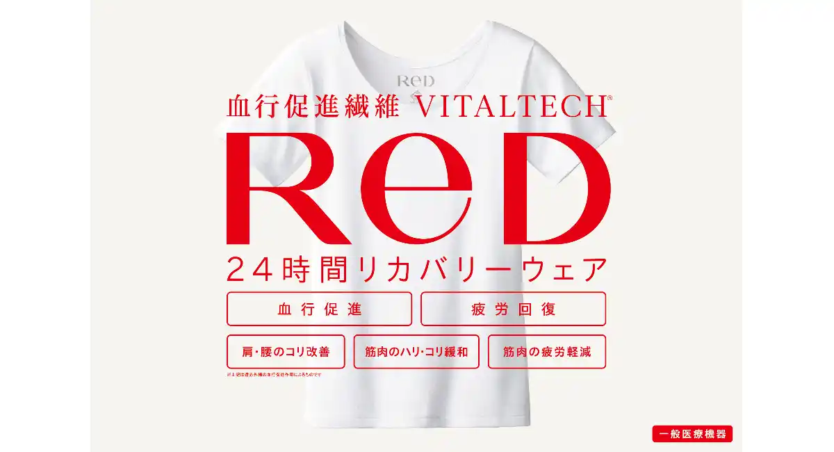 24時間リカバリーウェア「ReD（レッド）」「ロフト ベストコスメ 2025」ネクストコスメWellness & Beauty部門に選出