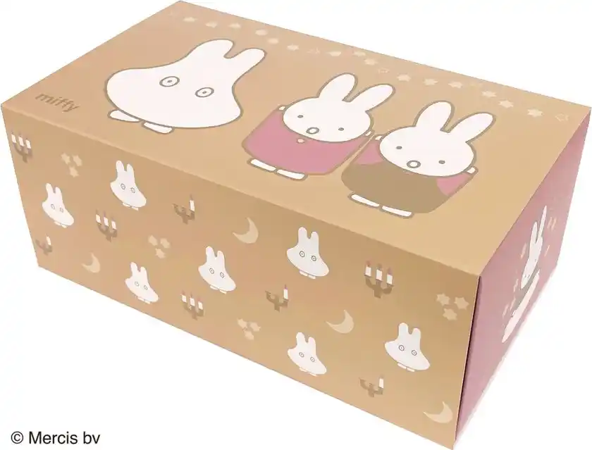 大人向けキャラクターマスクを2025年8月下旬に新発売！「ミッフィー30枚入りBOXマスク(おばけ)」