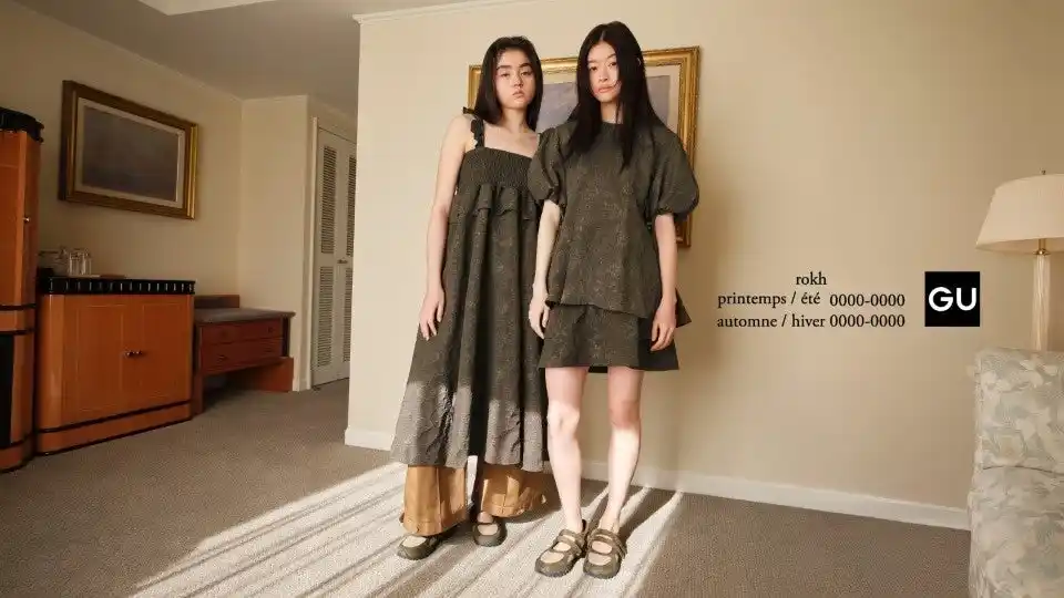 【株式会社ジーユー】 フェミニンでユーティリティ、相反するスタイルを楽しむrokh（ロク）とのコラボレーション 2026春夏コレクション