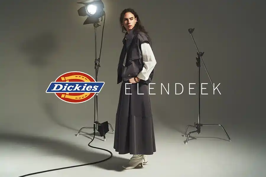 【MARK STYLER】 「品よく、タフに。」をまとう秋。Dickies(R)(ディッキーズ)×ELENDEEK(エレンディーク) 初の【別注】セットアップが9月11日(木)予約スタート！