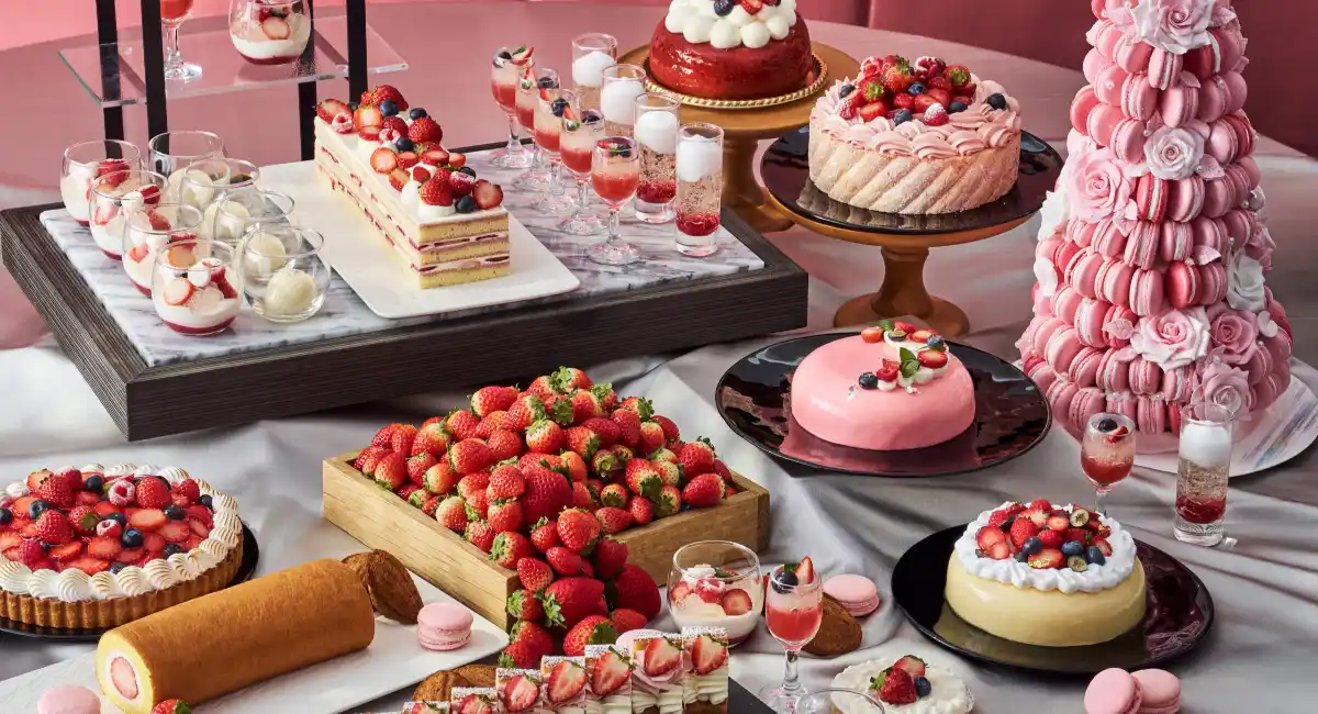 毎年好評の『いちごのスイーツビュッフェ』2/1(日)～3/31(火)開催