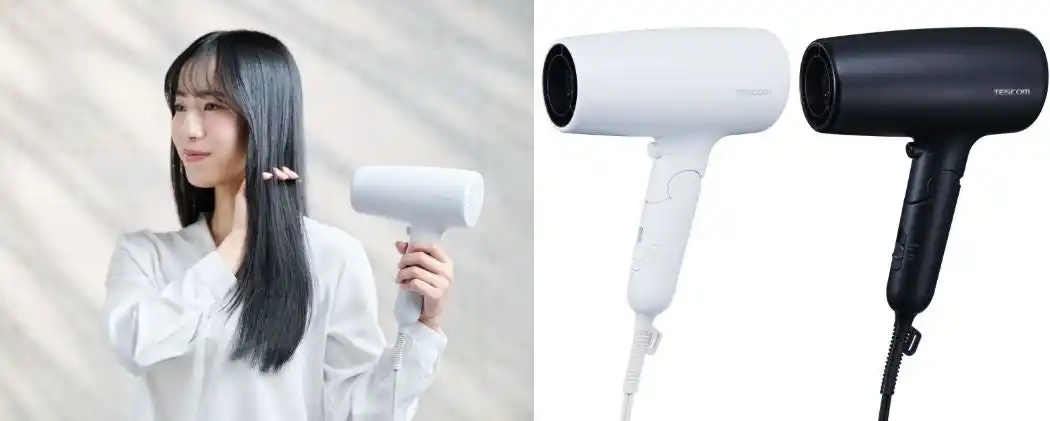 【テスコム】 大風量で速乾！忙しい毎日にぴったり。ケアモード搭載で、髪をいたわりながらヘアドライできる マイナスイオン/プロテクトイオン搭載ヘアドライヤー２タイプ新発売