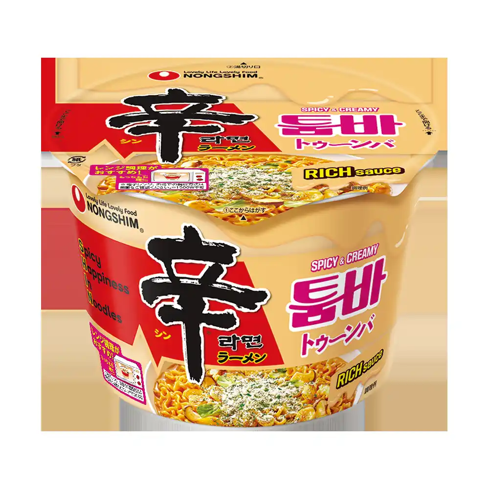 【株式会社農心ジャパン】 昨年、数量限定・先行発売した「辛ラーメン トゥーンバ カップ」が遂に正式発売！2月9日（月）からコンビニエンスストア、3月2日（月）からその他小売店で取り扱い開始！