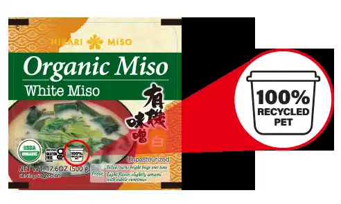 【ひかり味噌株式会社】 業界初 味噌容器に100%再生PET樹脂を採用　プラスチック使用量削減を推進