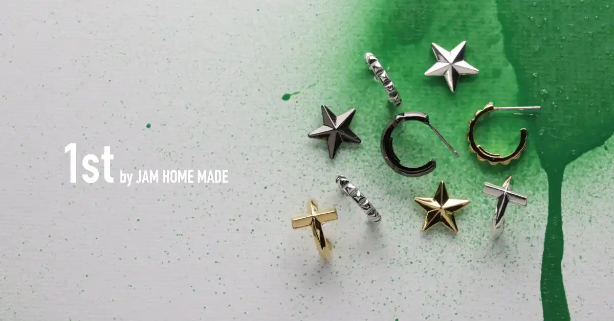 【株式会社 JAM HOME MADE】 JAM HOME MADEの1stシリーズから新作DROOLピアスが登場！！「アクセサリーとの1stコンタクト＝未知の自分との遭遇」