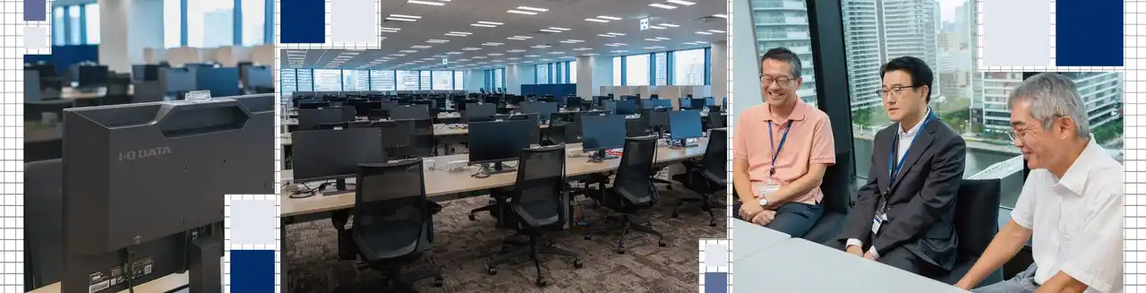 【株式会社アイ・オー・データ機器】 フリーアドレスのオフィス生産性をさらに高めるために！新拠点に液晶ディスプレイ「LCD-C241DB」1,000台超を導入