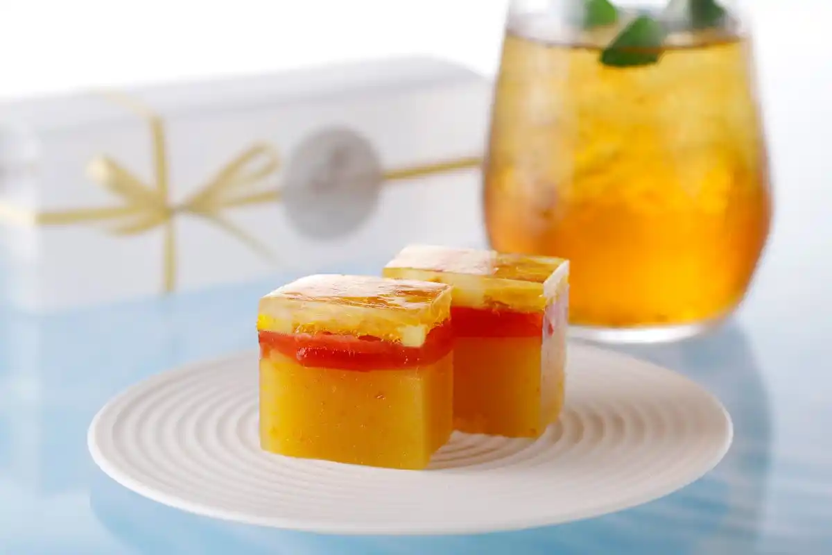 【株式会社フクナガ】 【PATISSERIE FUKUNAGA】7月15日(火)～ 優雅に広がるベルガモットの香り、紅茶と愉しむ「橙々羹」を販売します。