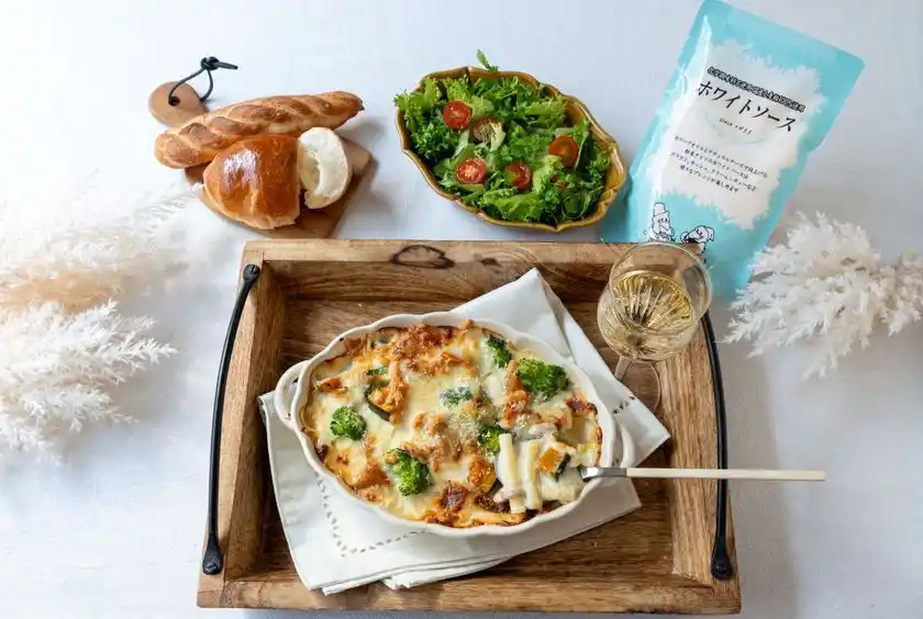 ホワイトソース調理例