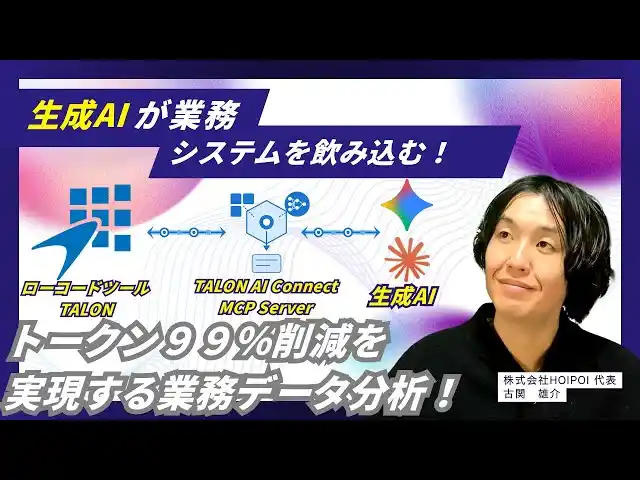 業務データを自然言語で分析、生成AI連携ソリューション「TALON AI Connect」提供開始