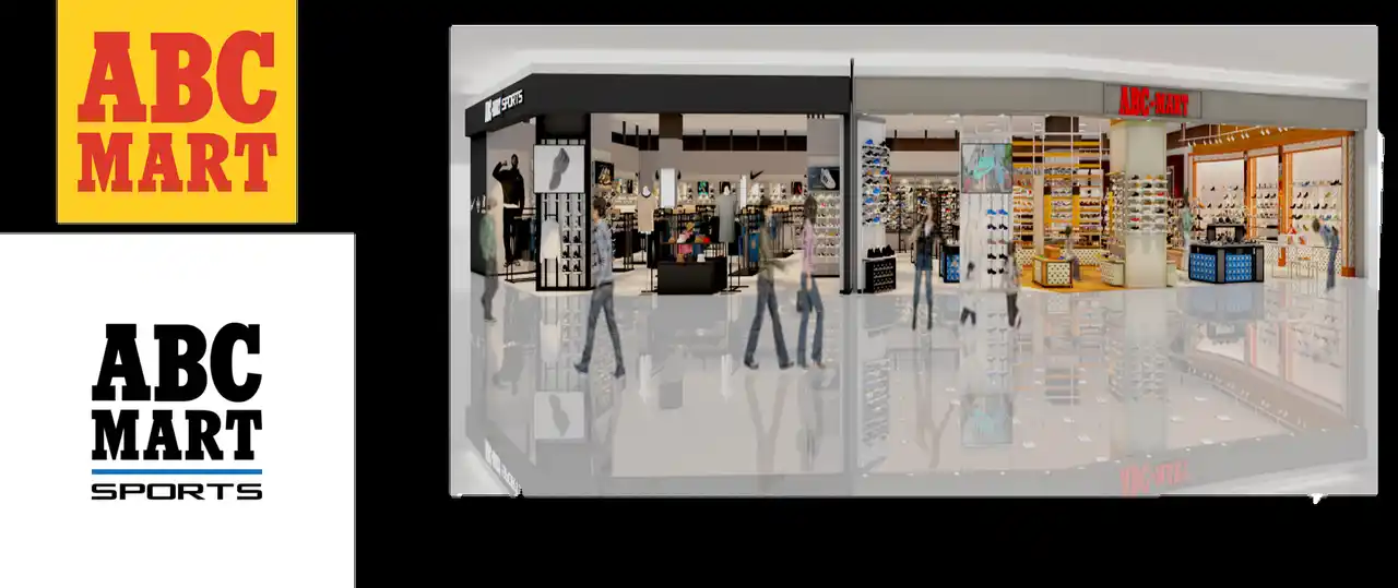 【株式会社エービーシー・マート】 ABC-MART/ABC-MART SPORTS ゆめシティ店　2025年7月18日（金）よりオープン