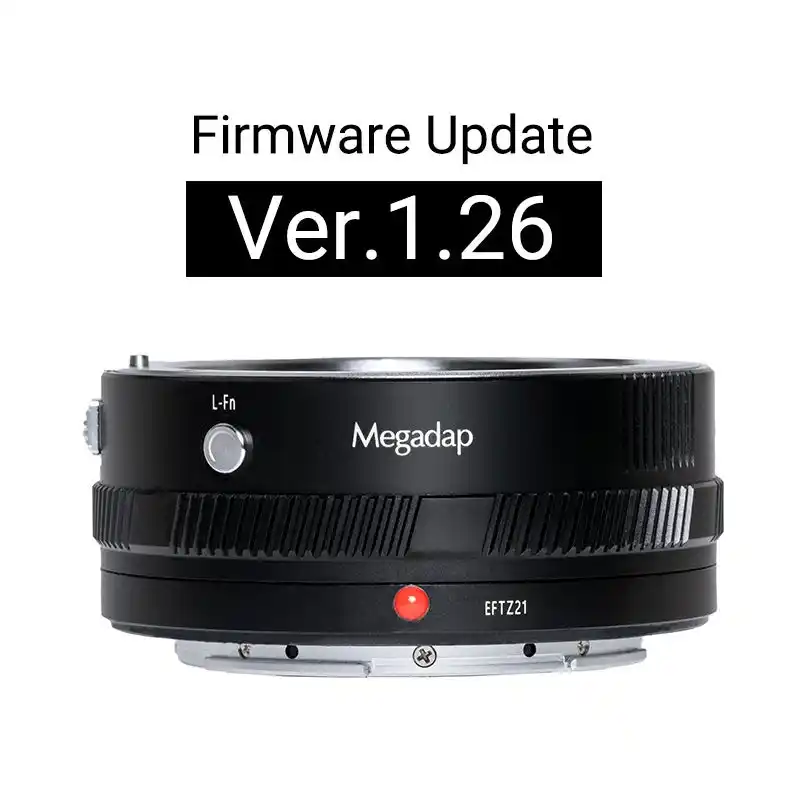 【株式会社焦点工房】 Megadap EFTZ21 ファームウェアアップデート：Ver.1.26 公開