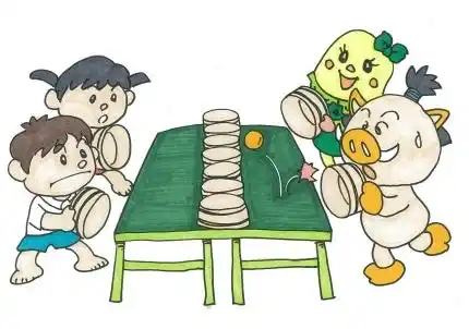 丹波篠山市発祥のスポーツ　桶ット卓球