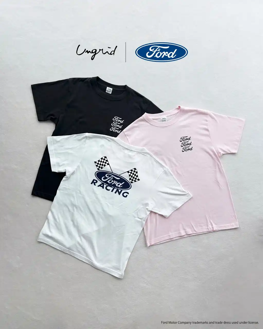 【MARK STYLER】 「Ungrid(アングリット)」アメリカの自動車メーカー「Ford(フォード)」との初の別注アイテムを発売
