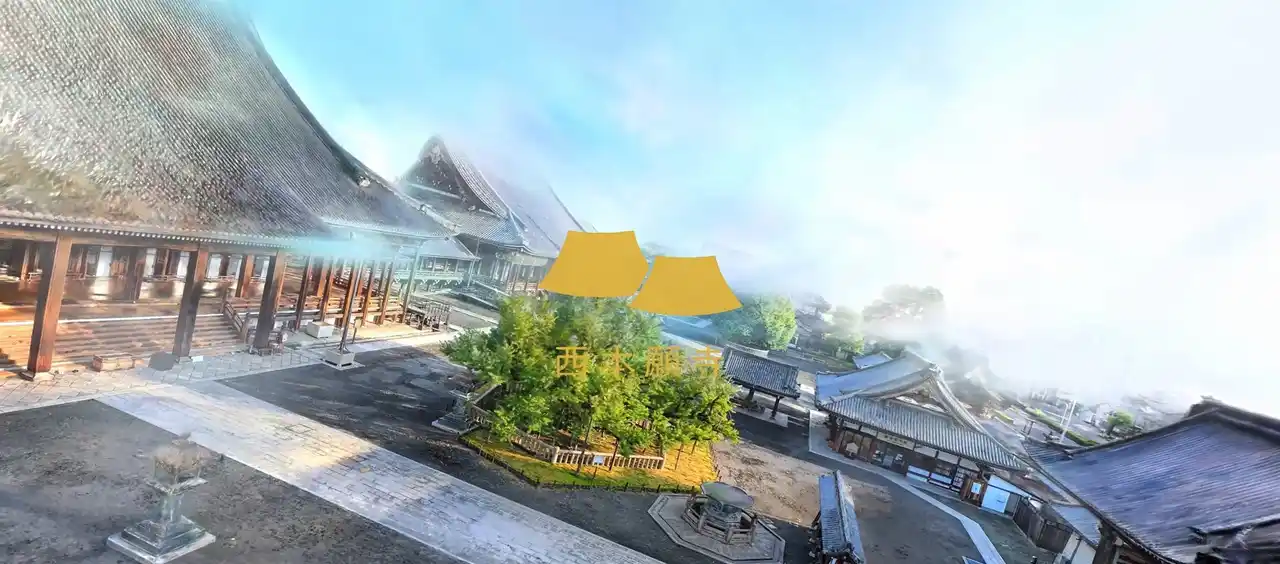 西本願寺、EXPO2025で公開した3DCG映像をYouTubeで初公開！世界遺産の荘厳な美と空気感をデジタルで体感