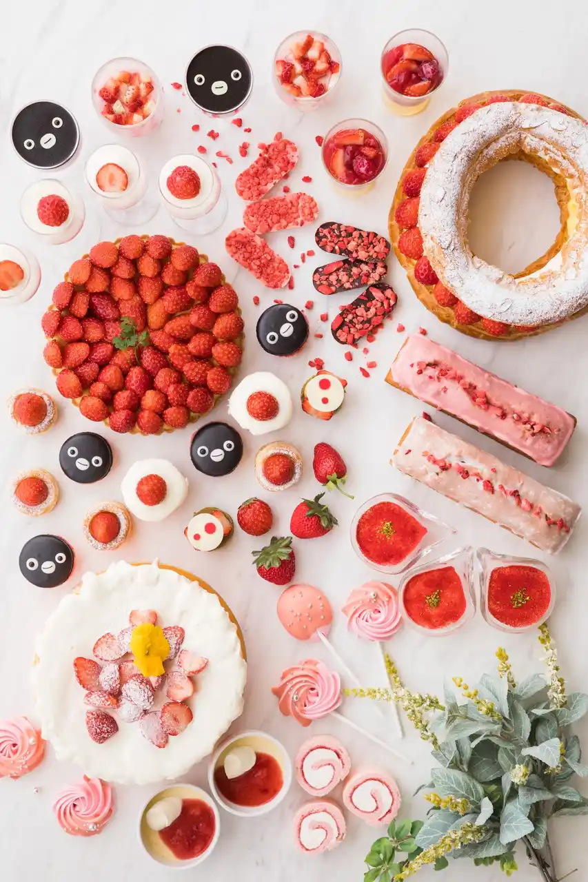 【JR東日本ホテルズ】 【ホテルメトロポリタン】苺満載の人気イベント「Suicaのペンギンストロベリースイーツビュッフェ」開催