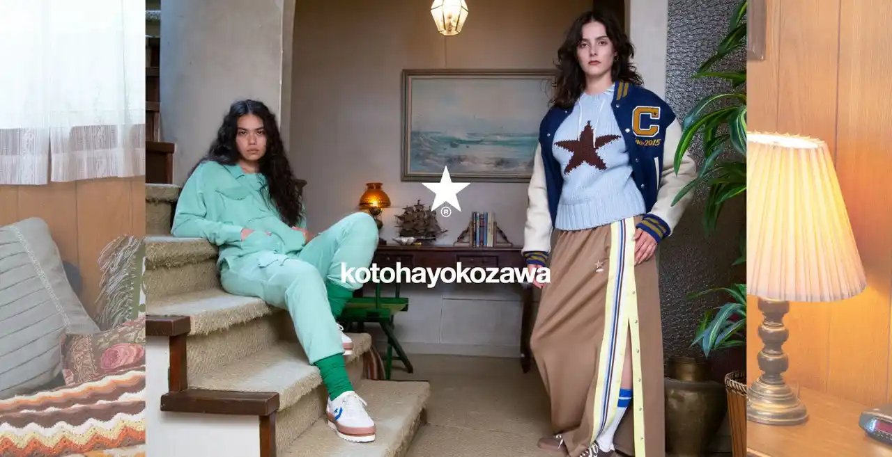 〈CONVERSE TOKYO〉と〈kotohayokozawa〉の三度目のコラボレーションが実現。両ブランド10周年を飾る特別なコレクションを発売。