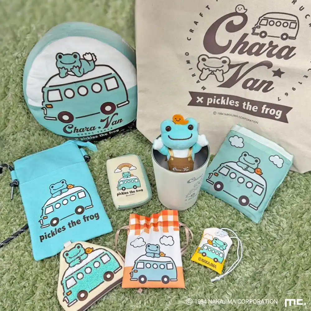 移動販売車グッズトラック「Chara★Van」と「かえるのピクルス」が初のコラボ！12月18日(木)から開催される文具女子博2025にて先行販売決定！