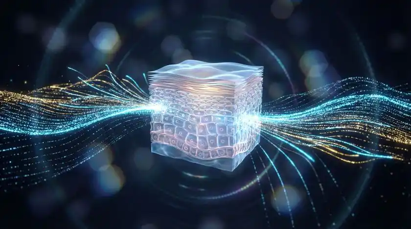 肌の深層を可視化する